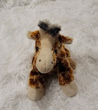 Aurora Plush Giraffe Floppy Soft Cute Small Bean Filled Body Shaggy - £4.76 GBP
