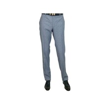 Men 3pc European Vested Suit WESSI JVALINTIN Slim Fit JV22 Sky Blue One Button image 9