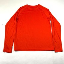 Nuovo Holloway Tee T Shirt da Donna S Arancione Scollo V Poliestere Manica Lunga - £7.58 GBP