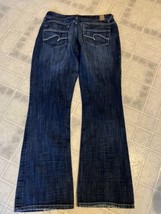 Maurices Morgan New Boot Cut Jeans 7/8 Regular Dark blue wide leg - $24.92