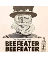 1965 Burroughs Beefeater London Dry Gin Advertisement Liquor Distillery ... - €17,15 EUR