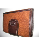Genuine Leather wallet - Brown Suede - Authentic Women&#39;s leather wallet - $78.14