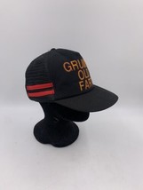 Vintage Cap Snapback 2 Stripe Mesh Trucker Hat GRUMPY OLD FART Made in USA - £8.01 GBP