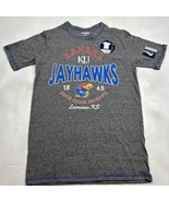 Pro Edge KANSAS JAYHAWKS Graphic T shirt Sm University KU Fitted Tee Gra... - £8.95 GBP
