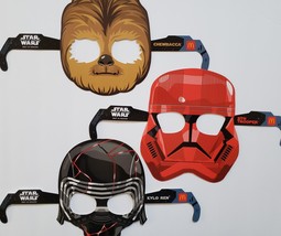 3 Brand new paper masks of Star Wars McDonald Happy Meal Toys - £4.68 GBP