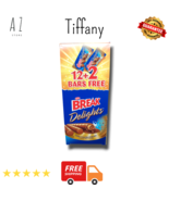1Pack 12PCs Tiffany Break Delights Crunchy Cream Filled Wafers Rolls تيف... - $36.39 CAD