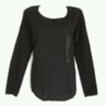 Banana Republic Sweater Womens M Black V-Neck Pullover Long Sleeve Knit - $56.83