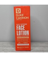 DUKE CANNON Daily Defense Face Lotion Mineral Sunscreen SPF 32 Exp 11/25... - $12.11 CAD