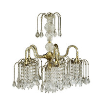 Ore Furniture 1966AB 25 in. Antique Brass Finish Chandelier - £146.27 GBP