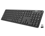 2.4G Wireless Keyboard Ultra Slim Full Size Keyboard With Numeric Keypad... - £40.89 GBP