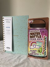 One Notes Journal 160 Pages and one Waterproof Water Bottle Sticker Book... - £9.35 GBP