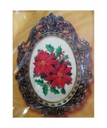 The Creative Circle Tapestry Poinsettias Crewel Embroidery Kit 2302 Fram... - £15.41 GBP