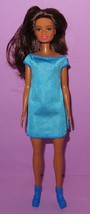 Barbie Christie Head HKX88 Loose Blue Dress AA Fashionable Chic Doll Rainbow Set - £11.99 GBP