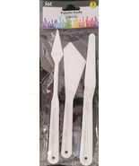 Plastic Art Paint Multi-Shaped Palette Knives Tools 7” 3/Pk - $2.96
