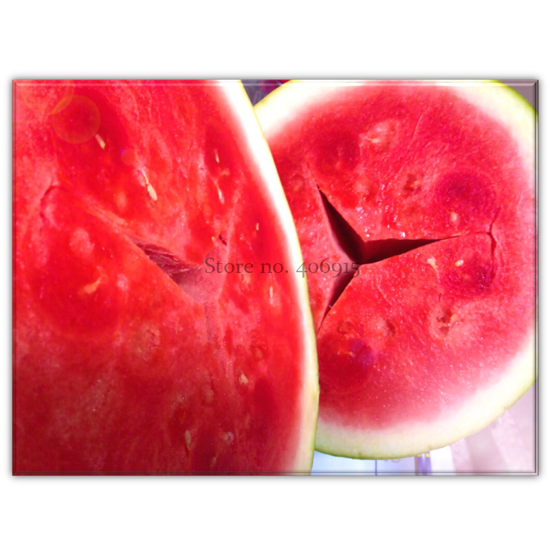 Yellow Skin Red Seedless Watermelon Fruit Seeds Simple Pack 10 Seeds Sma... - $6.72
