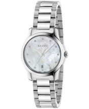 Gucci YA126542 White Dial Stainless Steel Strap Ladies Watch - £499.58 GBP
