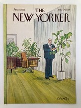 COVER ONLY The New Yorker January 30 1978 Loving Green by Charles Saxon No Label - £11.30 GBP