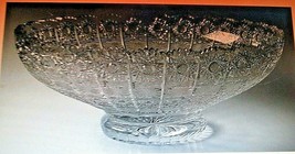 Queen Lace Cut Crystal Bowl - £156.72 GBP