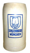 1950/60s Spaten Brau Munich 1L Masskrug German Beer Stein - £19.27 GBP
