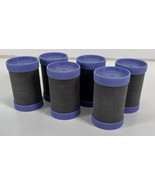 Conair More Big Curls Replacement Lot Of 6 Purple Jumbo Hot Rollers CHV12N - $12.92 CAD