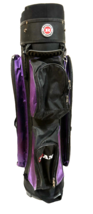 Ram Cart Golf Bag Purple &amp; Black with 6 Golf Club Dividers, Good Condition, Used - £34.35 GBP