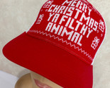 Merry Christmas Ya Filthy Animal Holiday Snapback Baseball Cap Hat - $16.24