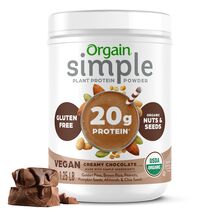 3/27 Orgain Organic Simple Vegan Protein Powder, Chocolate - 20g Plant B... - $22.66