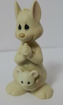 VTG 1988 Hello World! Samuel Butcher Kangaroo with baby Enesco 521175 - £17.26 GBP