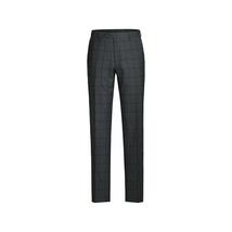 Men Renoir Suit Super 140 Wool Side Vent Classic Fit English Plaid 559-2 Gray image 6