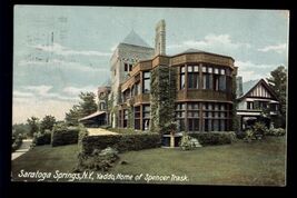 SARATOGA SPRINGS N.Y. * YADDO home of SPENCER TRASK * posted message 1c ... - $5.40