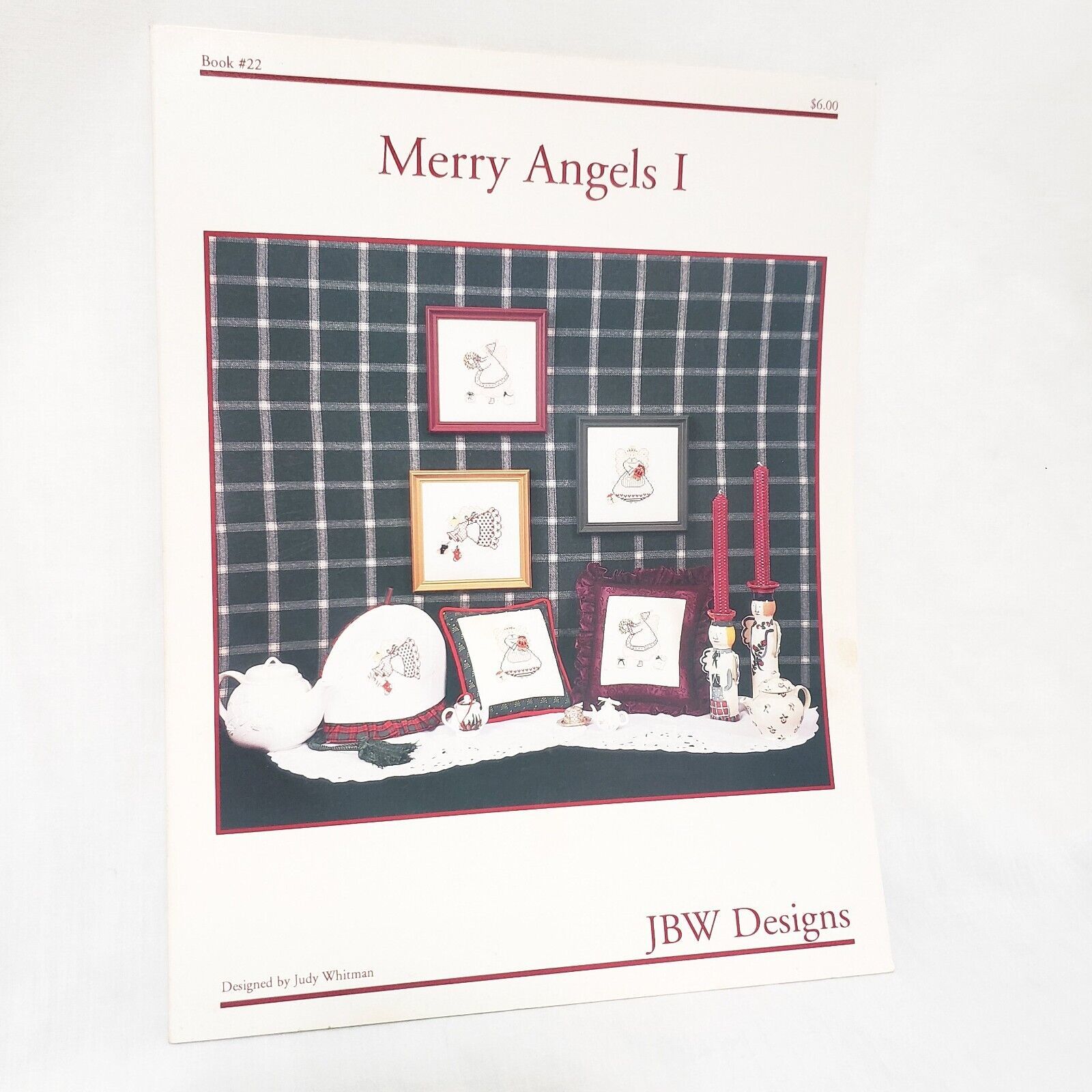 Merry Angels I Cross Stitch Leaflet 22 JBW Designs Judy Whitman 1996 Christmas - $15.40