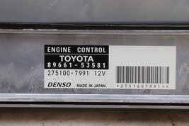 Toyota Lexus Engine Computer Control Unit Module ECU ECM 89661-53581 image 2