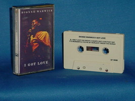 Dionne Warwick I Got Love Cassette Only Love Can Break A Heart Monday Monday - £6.32 GBP