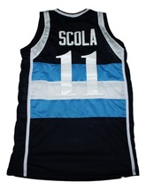 Luis Scola Topper Argentina New Men Custom Basketball Jersey Navy Blue Any Size image 2