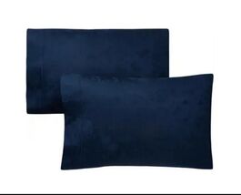RALPH LAUREN BETHANY JACQUARD NAVY  2pc STANDARD PILLOWCASES SET TONAL  ... - $85.36