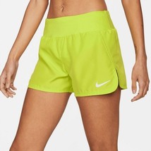 Nike Women&#39;s Crew Running Shorts CJ2400-321 Green Bright Size XS X-Small - £43.15 GBP