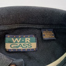 W.R. Gass Classic Men's Gray Cotton Collar Casual Shirt Long Sleeve Size Large image 3