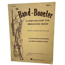 The Band Booster Book 1 John Kinyon A Method For The Beginning Band 1960 - $9.96