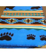 Soft Fleece Blanket, Bear Blanket, Aztec Blanket, Child, Teen, Baby - £14.22 GBP