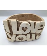 BRANDBARK 1981 LOVE YOU Planter Retro Valentine Decor Apopka Florida 6x4 - €16,12 EUR
