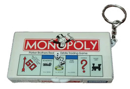 Basic Fun Hasbro MONOPOLY Keychain Mini Travel Game - £7.02 GBP