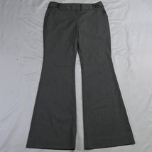The Limited 10 Long Gray Cassidy Flare Womens Dress Pants - £13.36 GBP