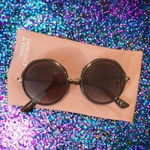 Summer &amp; Rose Evelyn Sunglasses, Round New With Tags Msrp $54 - £34.79 GBP