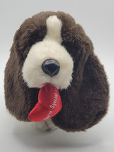 Russ Springer Cocker Spaniel Dog Plush Stuffed Toy Medium Special Valentine 8&quot; - £19.97 GBP