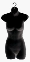 Deluxe Ladies Half Round Torso Form - Black (Beware of Cheap Imitations!) Box of - £38.32 GBP+