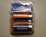 Vintage Grundig Set Of 2 D Type Empty Batteries For Collectors Expired - £9.90 GBP