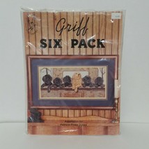 Pegasus Griff Six Pack Cross Stitch Kit Black Yellow Lab Labrador Puppies  - $29.02