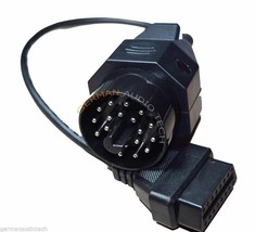 Bmw OBD2 Round Diagnostic Scanner 20-PIN Adapter Cable E36 E46 E38 E39 E53 X5 Z3 - £19.42 GBP