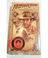 Indiana Jones and the Last Crusade (VHS, 1989) Factory Sealed NEW 1st Pr... - $10.00
