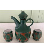 Saki Set/Teapot CupsArtist Michelle Ginouves Studio Pottery Tampa Florid... - $935.17 MXN